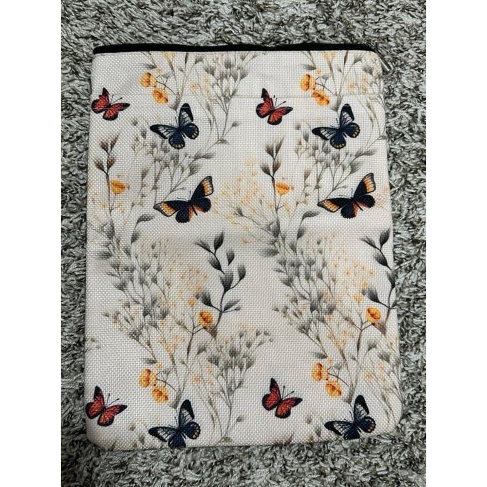 Floral Butterfly Large Book Sleeve